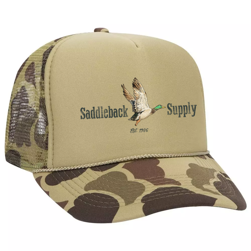 Saddleback Supply Men's Shoot 'Em Logo Hoodie - 50/50 Cotton/Poly, Duck Hunting & Western Style