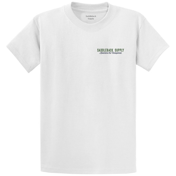 Camping Bear White Front
