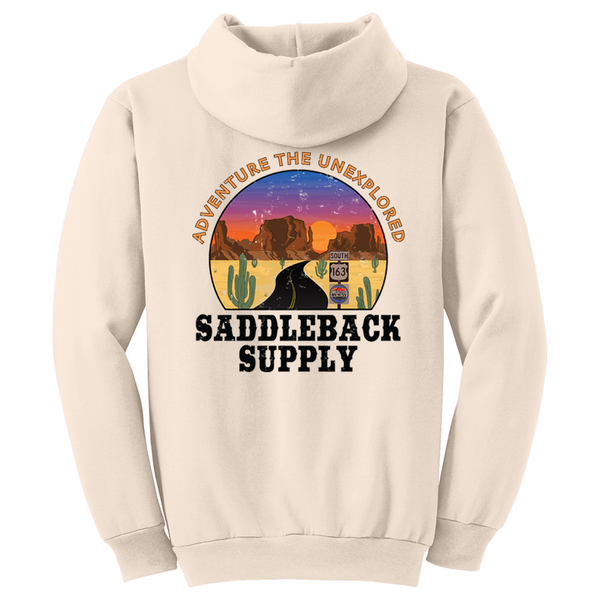 Monument Valley Hoddie Natural Back