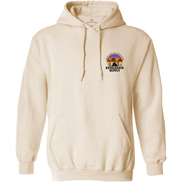 Monument Valley Hoodie Natural Front