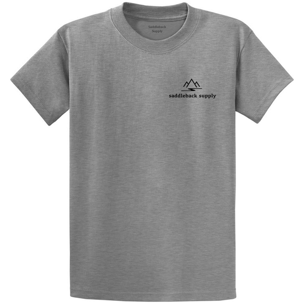 Saddleback Supply Mountain Tee Athletic Heather Front
