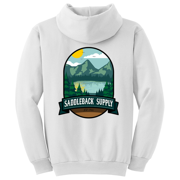 Saddleback Supply Nature Hoodie White Back