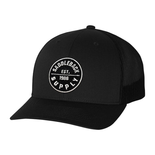 Classic Circle Patch Black Snapback