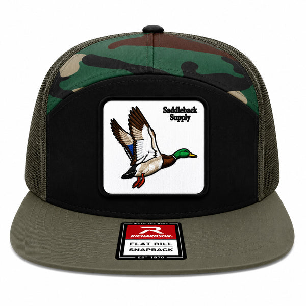 Shoot 'Em Duck Patch Seven Panel Snapback Trucker Cap