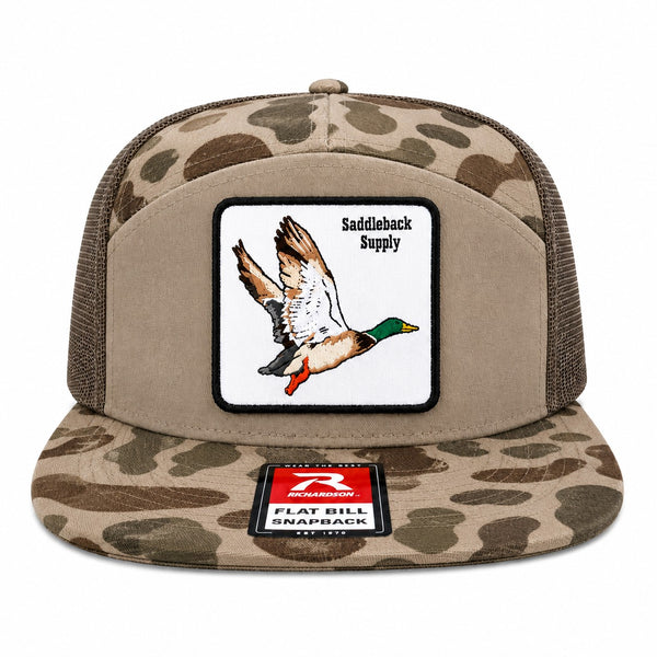Shoot 'Em Duck Patch Seven Panel Snapback Trucker Cap