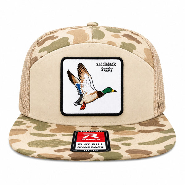 Shoot 'Em Duck Patch Seven Panel Snapback Trucker Cap