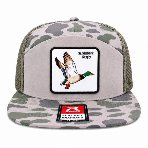 Shoot 'Em Duck Patch Seven Panel Snapback Trucker Cap