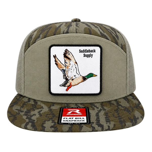 Shoot 'Em Duck Patch Seven Panel Snapback Trucker Cap