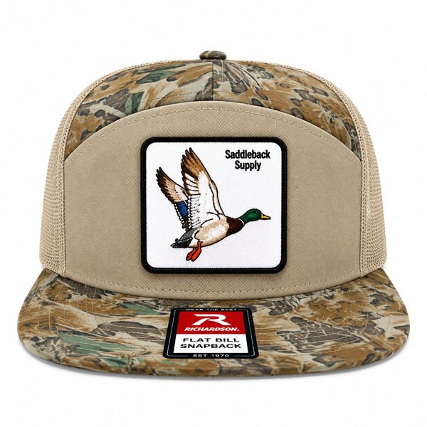 Shoot 'Em Duck Patch Seven Panel Snapback Trucker Cap