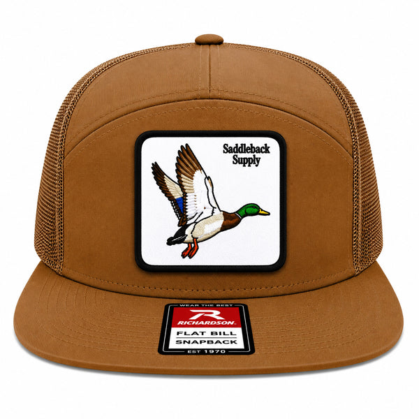 Shoot 'Em Duck Patch Seven Panel Snapback Trucker Cap