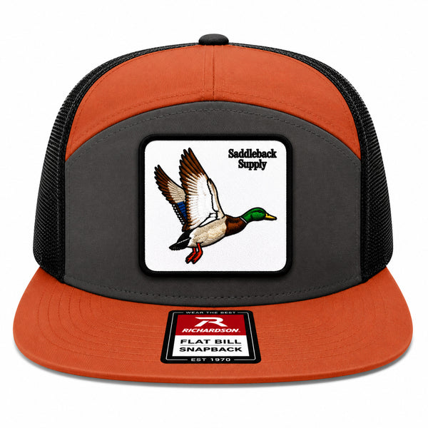 Shoot 'Em Duck Patch Seven Panel Snapback Trucker Cap