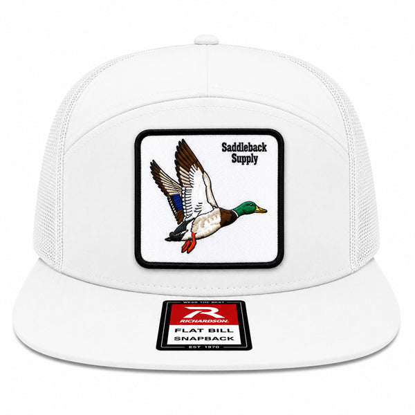 Shoot 'Em Duck Patch Seven Panel Snapback Trucker Cap
