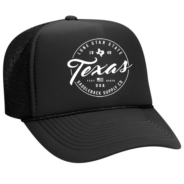 Ol' Texas Black Foam Hat