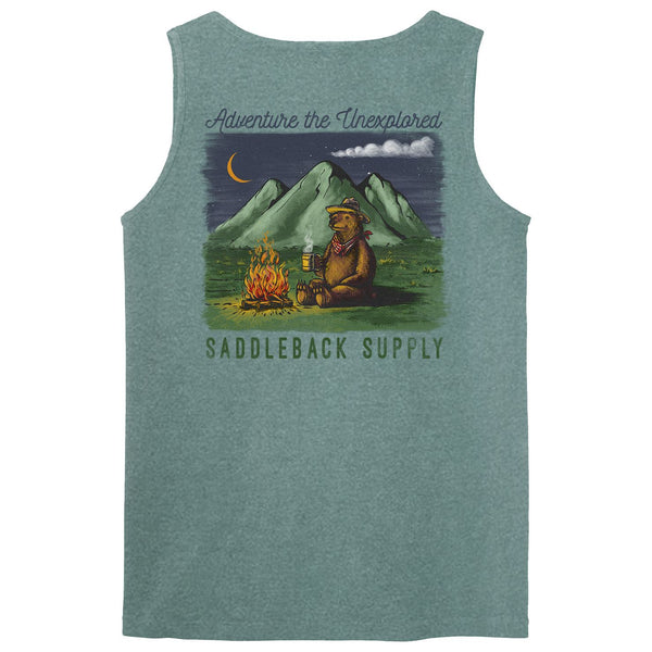 Camping Bear Pigment Tank Top