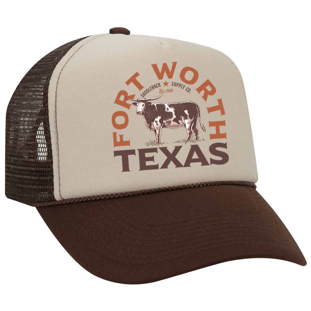 Texas Longhorn Brown Tan Foam Hat – Saddleback Supply Company