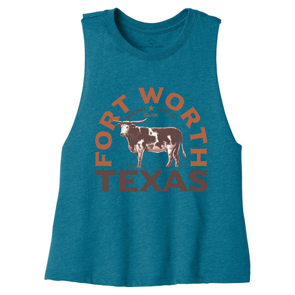 Texas Longhorn Crop Top