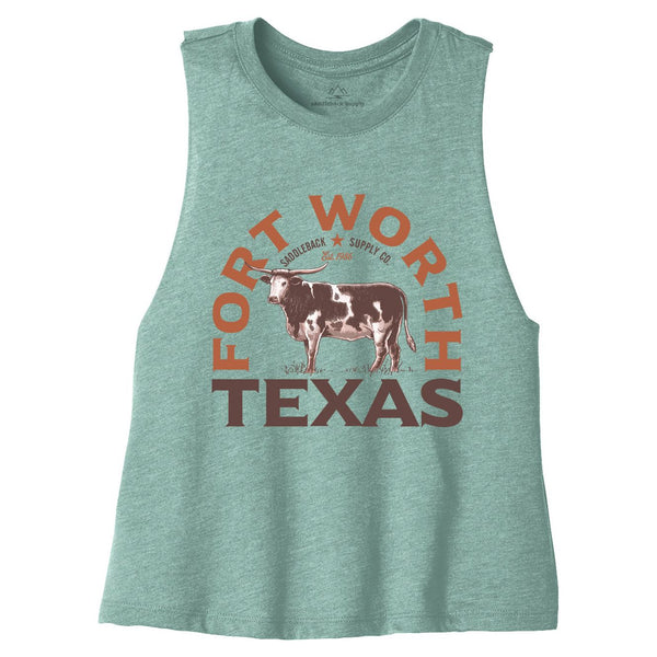 Texas Longhorn Crop Top