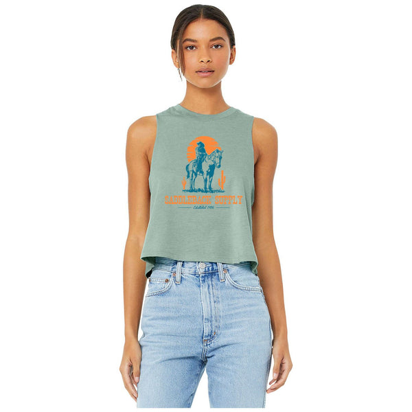 Cowboy & Trusty Steed Crop Top