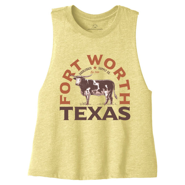 Texas Longhorn Crop Top