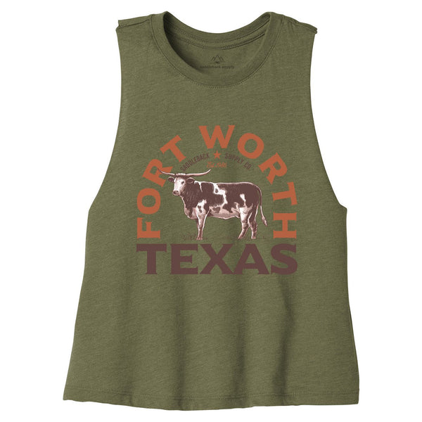 Texas Longhorn Crop Top