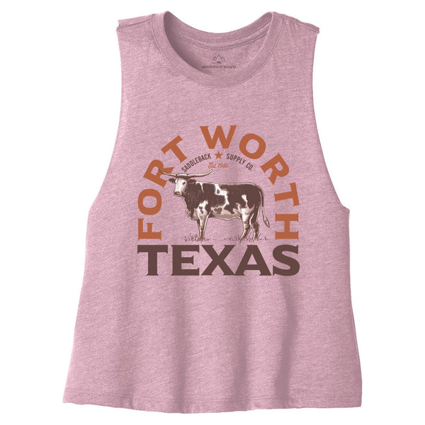 Texas Longhorn Crop Top