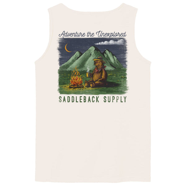 Camping Bear Pigment Tank Top