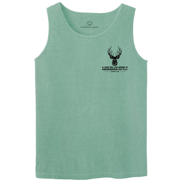 Deer Hunting Pigment Tank Top