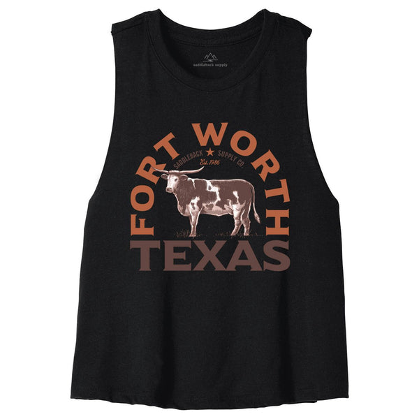 Texas Longhorn Crop Top