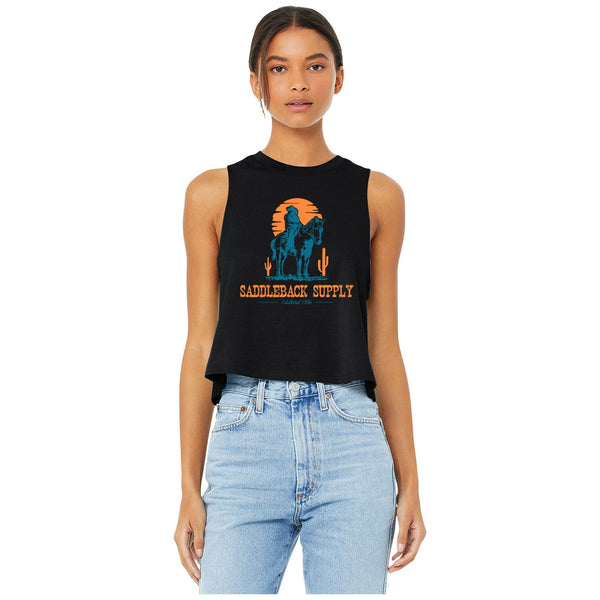 Cowboy & Trusty Steed Crop Top