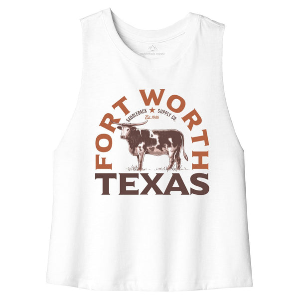 Texas Longhorn Crop Top