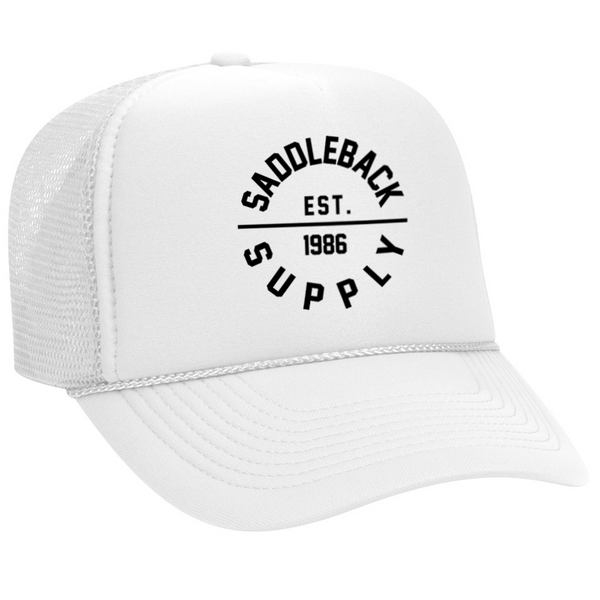 Classic Circle White Foam Hat