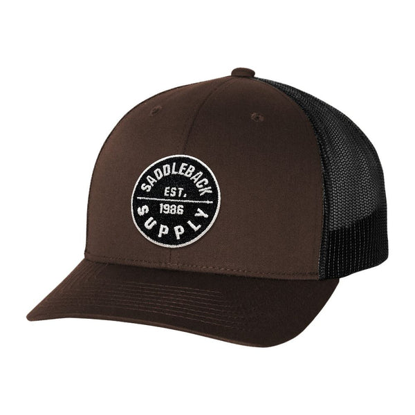 Classic Circle Patch Brown Snapback